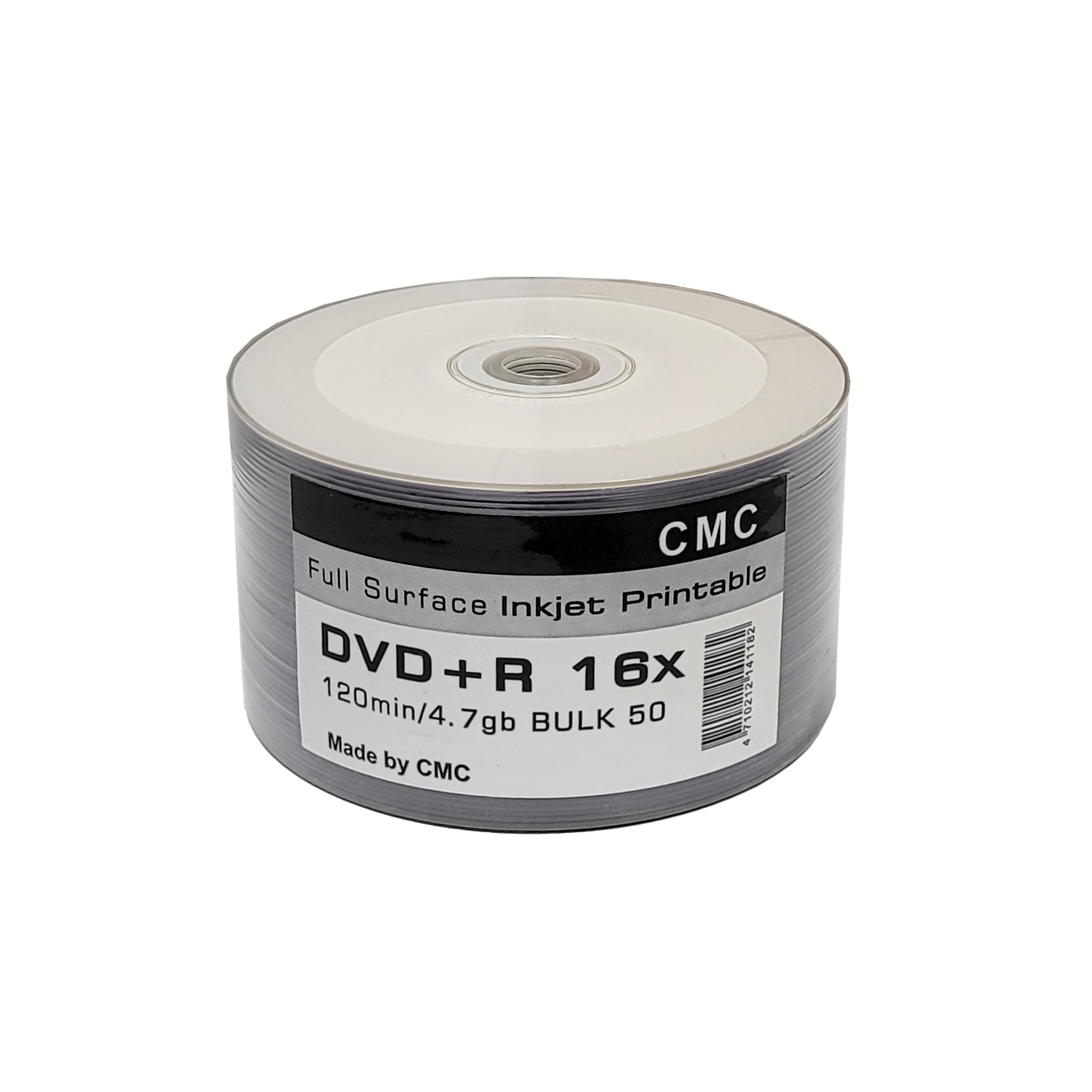 

Диск DVD+R CMC Printable 50 штук / Болванка 4.7GB, 16x с поверхностью для струйной печати